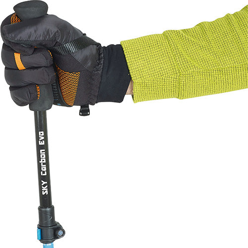 CAMP G AIR HOT DRY GUANTI IMPERMEABILI CON IMBOTTITURA PrimaLoft® - NERO/ARANCIONE