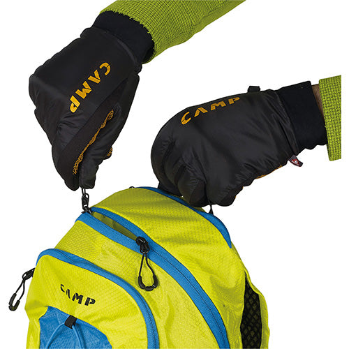 CAMP G AIR HOT DRY GUANTI IMPERMEABILI CON IMBOTTITURA PrimaLoft® - NERO/ARANCIONE