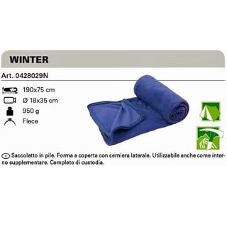 BRUNNER WINTER SACCO LETTO IN PILE A COPERTA - IN PROMOZIONE!