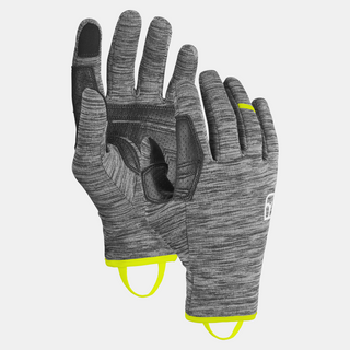 Compra black-steel-blend ORTOVOX FLEECE LIGHT GLOVE GUANTO UOMO IN PILE LEGGERO MISTO LANA MERINO - DISPONIBILE IN VARI COLORI