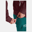 ORTOVOX PALA HOODED JACKET DONNA GIACCA SOFTSHELL CON CAPPUCCIO Colore Winetasting