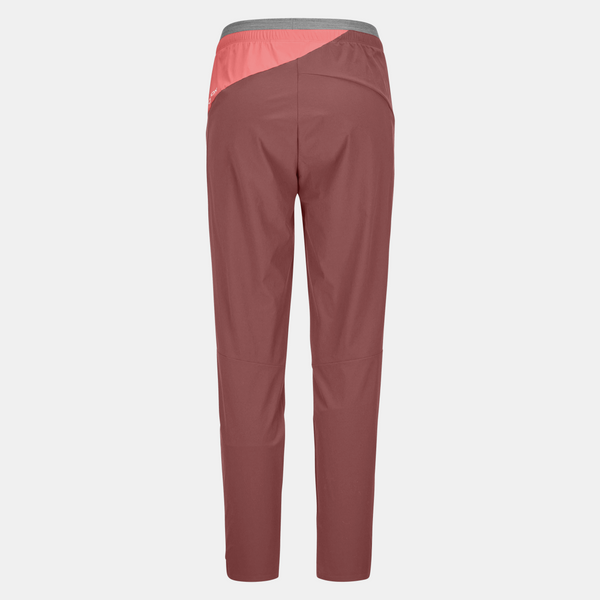ORTOVOX PIZ SELVA PANT DONNA PANTALONE LUNGO E LEGGERISSIMO - COLORE WINETASTING