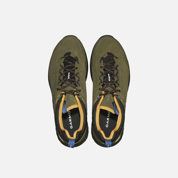 GARMONT SCARPA BASSA IMPERMEABILE UOMO HIKING GROOVE G-DRY OLIVE GREEN/YELLOW