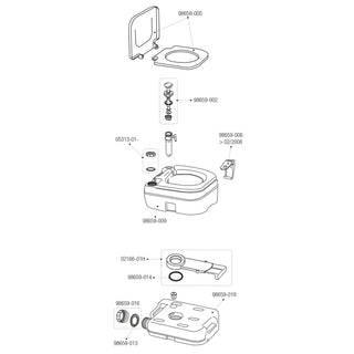 FIAMMA BI-POT 30 WC PORTATILE COMODO E DI FACILE UTILIZZO