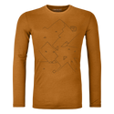 ORTOVOX 185 MERINO TANGRAM LS M MAGLIA MANICHE LUNGHE UOMO COMODA E VERSATILE IN LANA MERINO SLY FOX - NUOVI ARRIVI