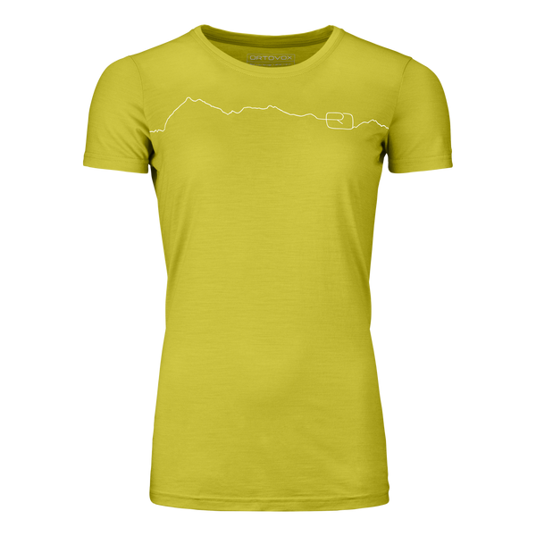 ORTOVOX 150 COOL MOUNTAIN TS T-SHIRT TECNICA DONNA IN LANA MERINO DIRTY DAISY - NUOVI ARRIVI