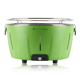 Compra verde BARBECUE ELETTRICO A CARBONELLA PORTATILE DA TAVOLO INSTAGRILL SENZA FUMO COLORI ASSORTITI