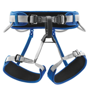 Compra blu Petzl CORAX Imbracatura per arrampicata e alpinismo polivalente e interamente regolabile - Disponibile in 2 taglie e vari colori
