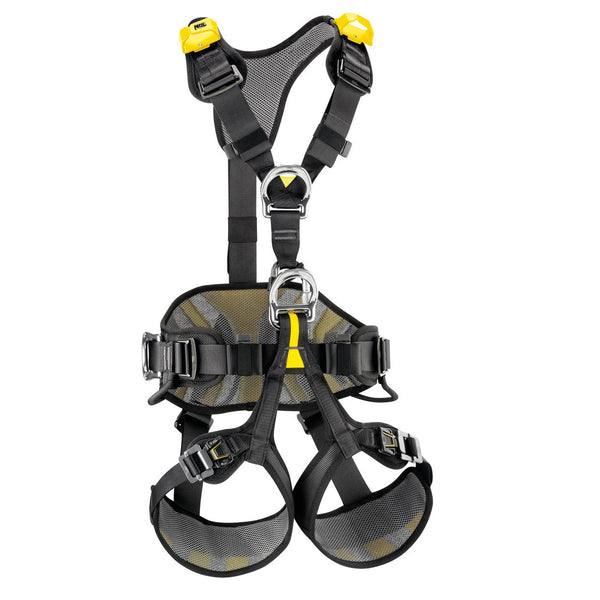 PETZL AVAO BOD FAST Nero/Giallo Taglia 0 - Versione europea Imbracatura anticaduta