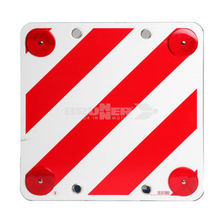 CARTELLO CARICHI SPORGENTI ZEBRA PL 50X50 - NON OMOLOGATO IN ITALIA