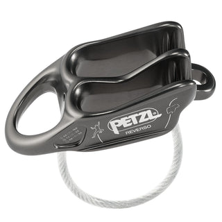 PETZL BELAY DEVICE REVERSO GREY ASSICURATORE DISCENSORE - DISPONIBILE IN 3 COLORI