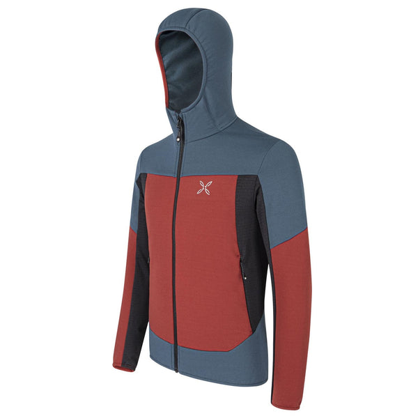 MONTURA SKY PLUS HOODY MAGLIA UOMO SECONDO STRATO IN PILE POLARTEC TRASPIRANTE COLORI ASSORTITI - NUOVI ARRIVI