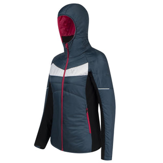 MONTURA CERVINO HOODY JACKET WOMAN GIACCA DONNA IMBOTTITA IN PRIMALOFT® (COLORE: BLU CENERE/ROSA SUGAR) - NUOVI ARRIVI