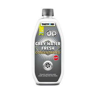 THETFORD GREY WATER FRESH CONCENTRATED 800 ML LIQUIDO ELIMINA ODORI PER SERBATOI CAMPER E CARAVAN - IN PROMOZIONE!