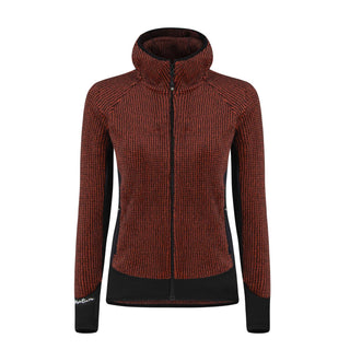 Compra tobacco MONTURA REMIX FLEECE JACKET DONNA PILE IN POLARTEC CON CAPPUCCIO CALDO E TRASPIRANTE - DISPONIBILE IN VARI COLORI