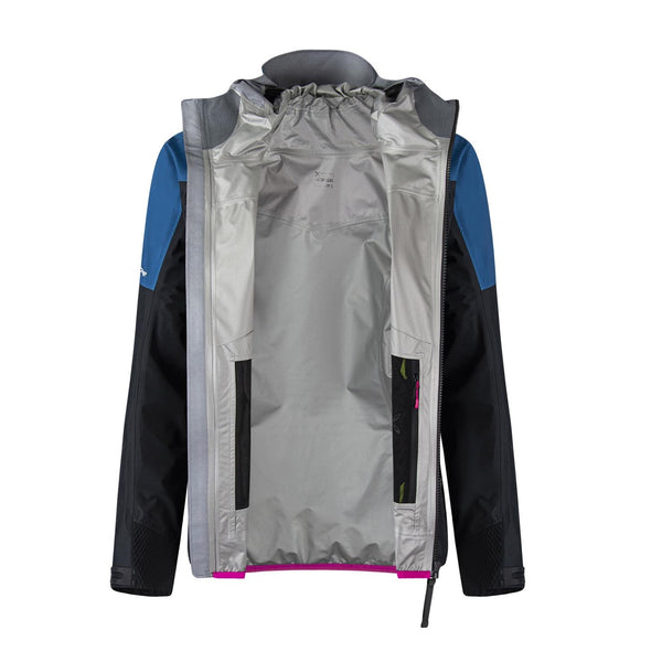 MONTURA PAC MIND JACKET GUSCIO GIACCA DONNA ANTIVENTO E IMPERMABILE IN GORE-TEX - NERO/DEEP BLUE