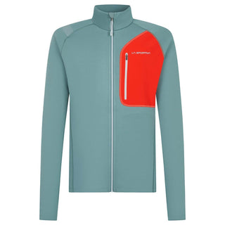 LA SPORTIVA REIGN JKT MAN SECONDO STRATO IN PILE TERMICO E TRASPIRANTE - COLORE: PINE POPPY