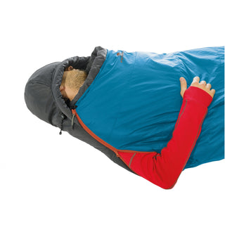 FERRINO NIGHTEC 800 SACCO A PELO BLU GRIGIO