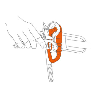 PETZL MOSCHETTONE PORTA CHIODI CARITOOL EVO NEW PORTA MATERIALI