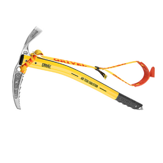 GRIVEL AIR TECH EVOLUTION PICCOZZA DA ALPINISMO VERSATILE CON LONGH LEASH COMPRESA - DISPONIBILE IN 2 MISURE
