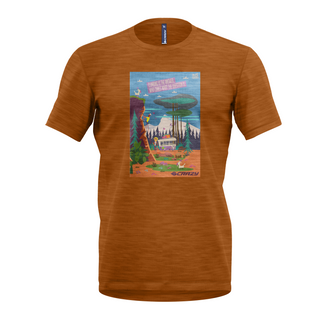 CRAZY JOKER MAN T-SHIRT REALIZZATA IN MISTO CANAPA NATURALE - COLORE: VAN/ORIENTE