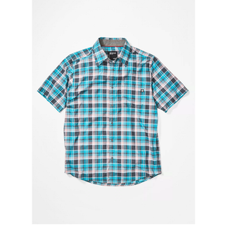 MARMOT SYROCCO SS UOMO CAMICIA TECNICA TRASPIRANTE BLU