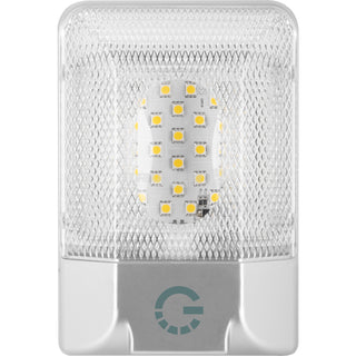 BRUNNER AURIGA Plafoniera con resistente involucro in ABS e lente in PP.