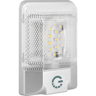 BRUNNER AURIGA Plafoniera con resistente involucro in ABS e lente in PP.