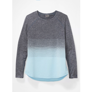 MARMOT WMS CABRILLO LS MAGLIA DONNA TRASPIRANTE LEGGERA GRIGIO AZZURRO