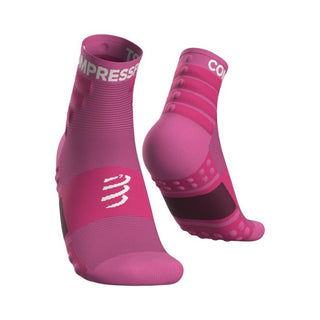 Compra rosa-fucsia COMPRESSPORT TRAINING RUN 3D DOT SOCKS CALZINI RUNNING (CONFEZIONE DA 2 PAIA)