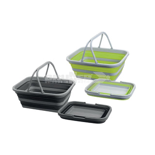 BRUNNER HOLDALL FOLD-AWAY BACINELLA 16L RETTANGOLARE PIEGHEVOLE SILICONE - DISPONIBILE IN 3 COLORI