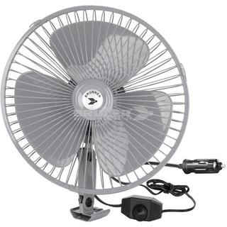 BRUNNER MISTRAL UNIVERSAL Potente ventilatore Ø 22cm a 12V con doppio sistema di fissaggio