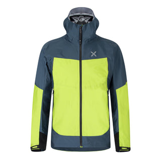 MONTURA ENERGY 3 HOODY JACKET MONTURA col. VERDE LIME/BLU CENERE - GUSCIO 20.000K ULTIMO PZ M