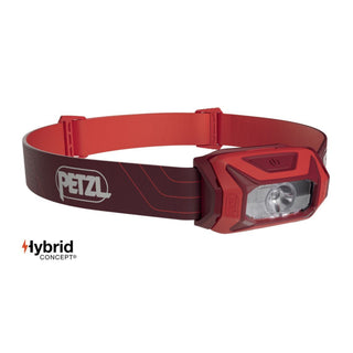 Compra rosso PETZL TIKKINA Lampada frontale compatta di facile utilizzo da 300 lumen  - Disponibile in 4 colori