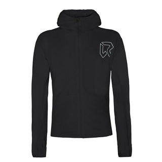 ROCK EXPERIENCE ERSAZ HOODIE MAN FLEECE CAVIAR SECONDO STRATO LEGGERO ESTIVO TRASPIRANTE