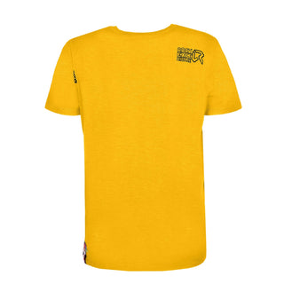 ROCK EXPERIENCE ELETTROSHOCK SS MAN T-SHIRT BLUE NIGHTS YELLOW