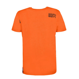 ROCK EXPERIENCE ELETTROSHOCK SS MAN T-SHIRT BLUE ORANGE