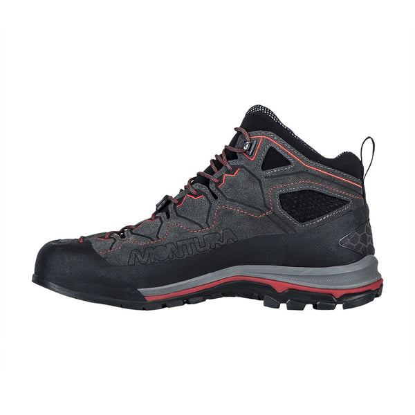 MONTURA YARU TEKNO GTX SCARPONE DA TREKKING ANTRACITE/ROSSO
