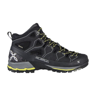 MONTURA YARU CROSS MID GTX UOMO SCARPONCINO IMPERMEABILE PER VIE FERRATE/ESCURSIONI (Nero/Verde Lime)
