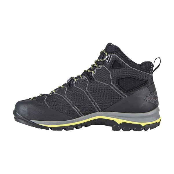 MONTURA YARU CROSS MID GTX UOMO SCARPONCINO IMPERMEABILE PER VIE FERRATE/ESCURSIONI (Nero/Verde Lime)