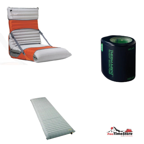 SET 3 PZ THERMAREST NeoAir® Topo™ R + TREKKER CHAIR KIT + POMPA THERMAREST