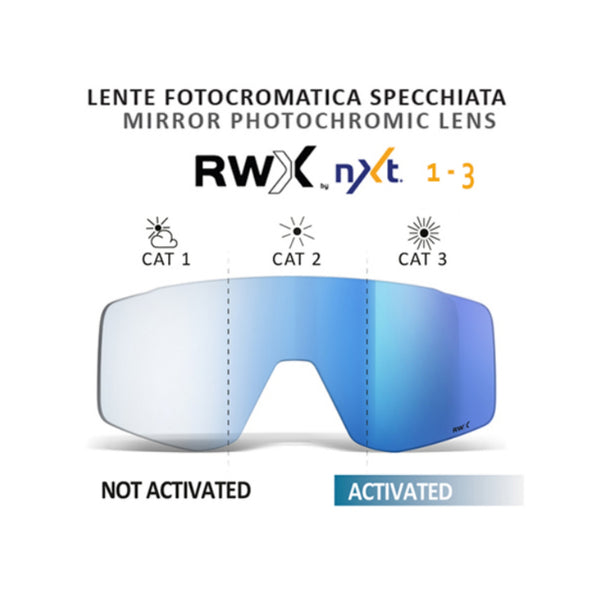 SALICE 022RWX OCCHIALI DA SOLE CON LENTE FOTOCROMATICA RWX 1-3 - DISPONIBILE IN VARI COLORI