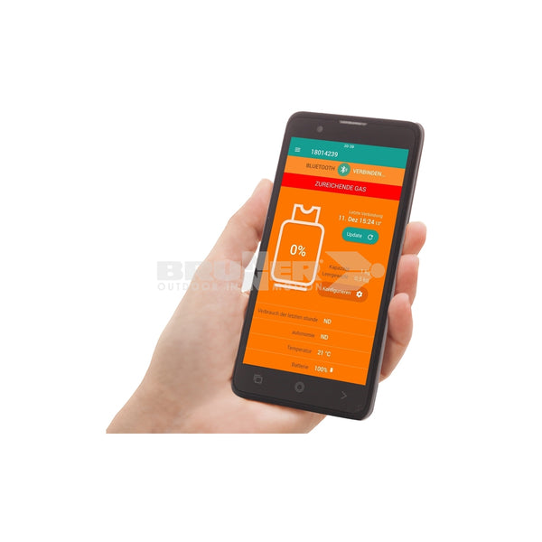 BRUNNER GAS CONTROL W8 2.0 INDICATORE LIVELLO BOMBOLE GAS CON CONTROLLO TRAMITE APP