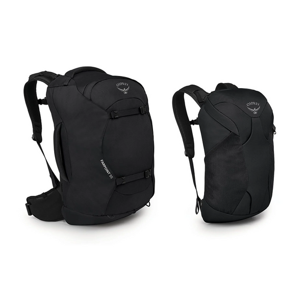 OSPREY FARPOINT 55 DOPPIO ZAINO IN 1 DA VIAGGIO COMPATTO E VERSATILE - DISPONIBILE IN 3 COLORI