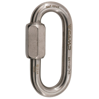 CAMP OVAL QUICK LINK STAINLESS MAGLIA RAPIDA OVALE IN ACCIAO - DISPONIBILE IN 2 MISURE