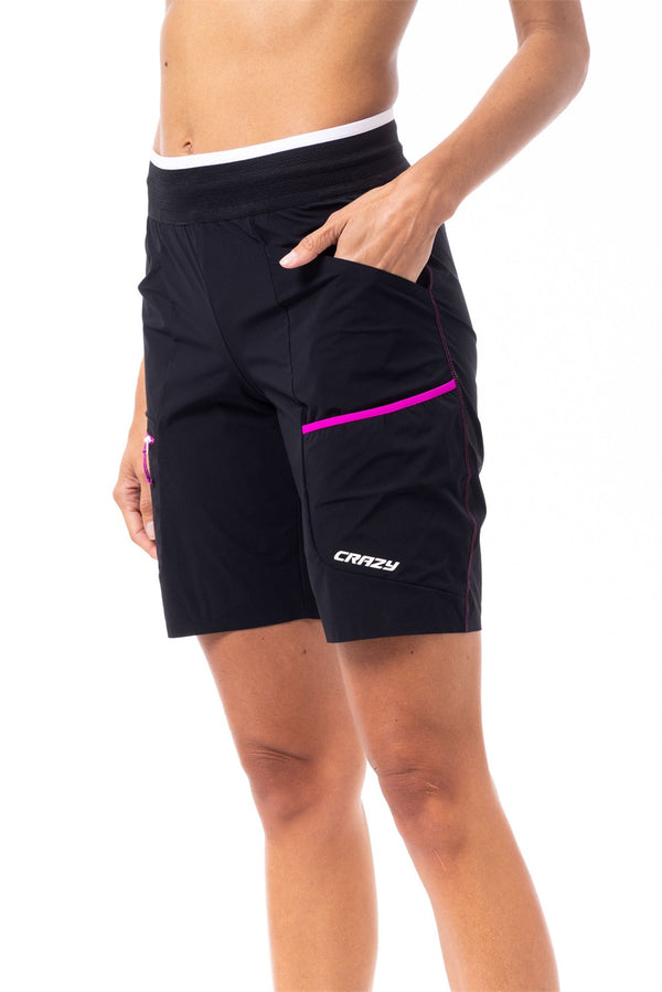 CRAZY SHORT TRAVERSE WOMAN BERMUDA DONNA DA TREKKING - SS26