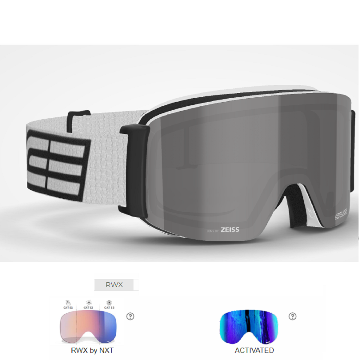 Maschere Snowboard Uomo SALICE 102RWX MASCHERA DA SCI E SNOWBOARD