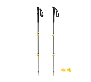 GRIVEL EXPLORER VARIO 3 Bastone regolabile a tre sezioni con sistema di blocco a leva