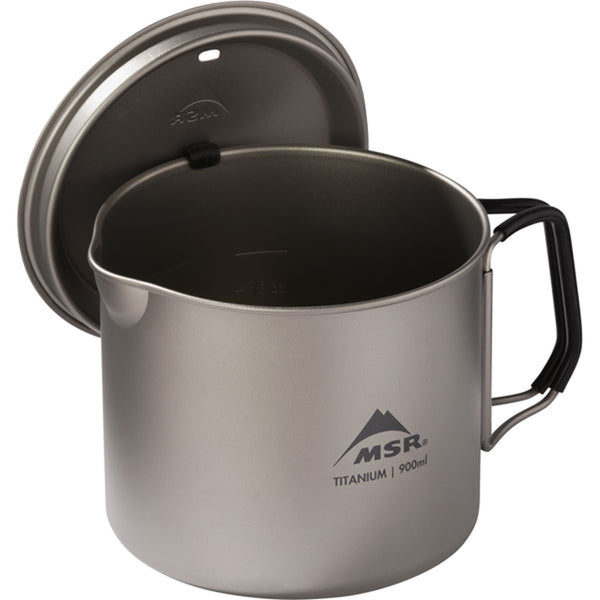 MSR Titan™ Kettle 900ml Pentola ultraleggera e resistente in titanio