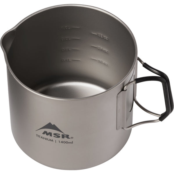 MSR Titan™ Kettle 1400ml Grande bollitore ultraleggero in titanio